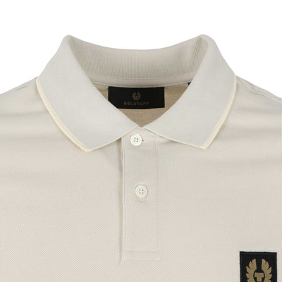 Belstaff Short Sleeve Polo Moonbeam Collar