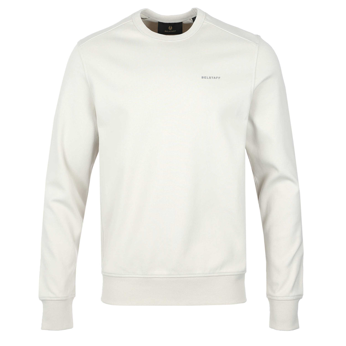 Belstaff Alloy Crewneck Sweat Top in Stone Beige