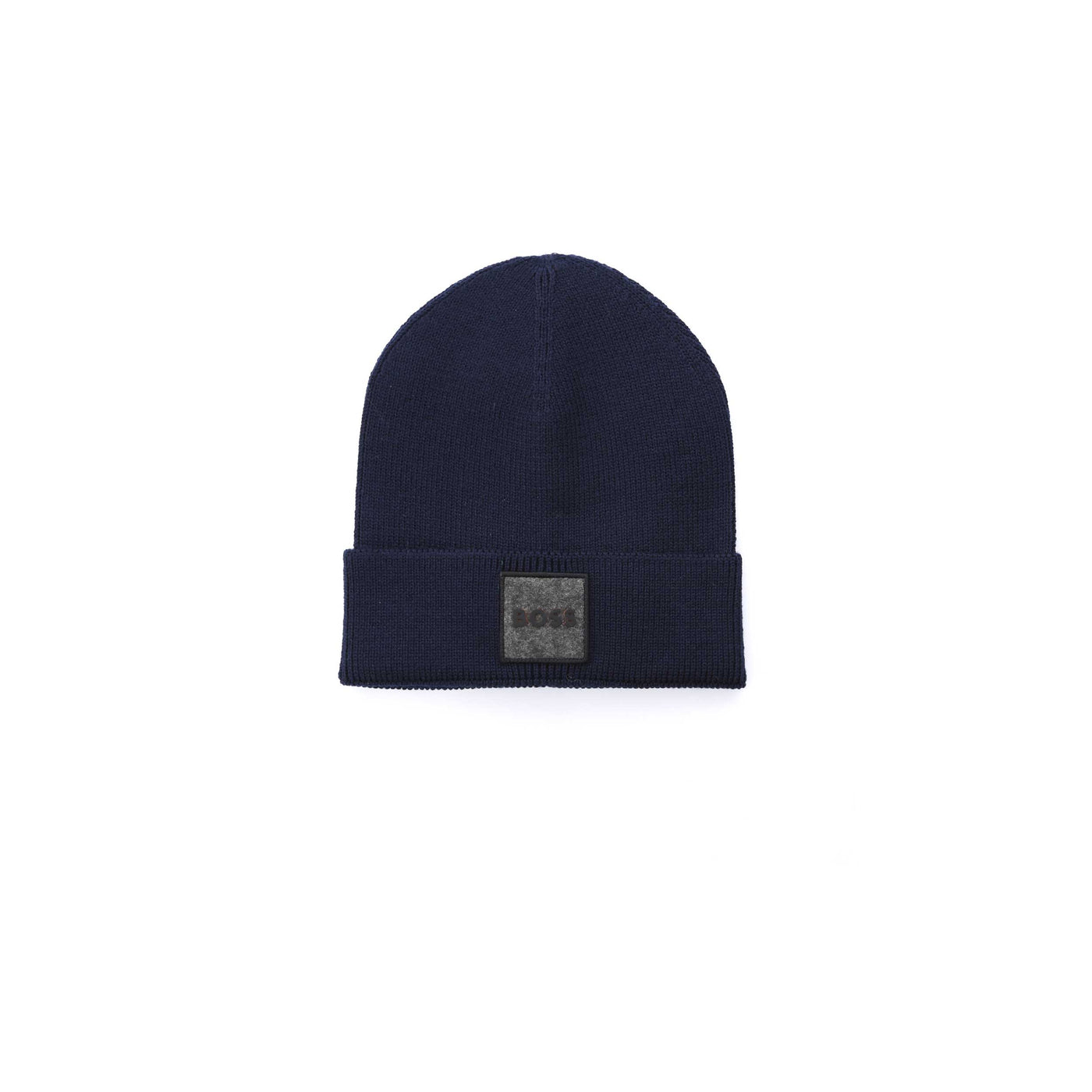 BOSS Foxxy Beanie Hat in Navy