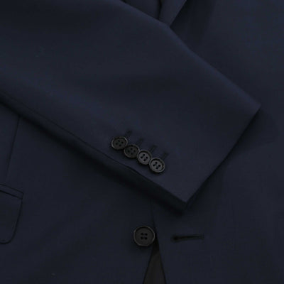 Canali Basic Suit in Navy Cuff