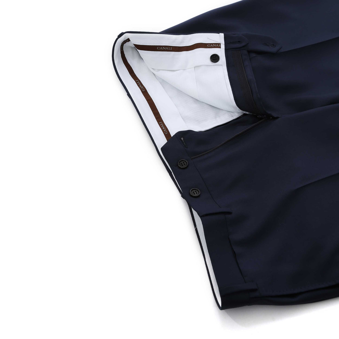 Canali Basic Suit in Navy Waist
