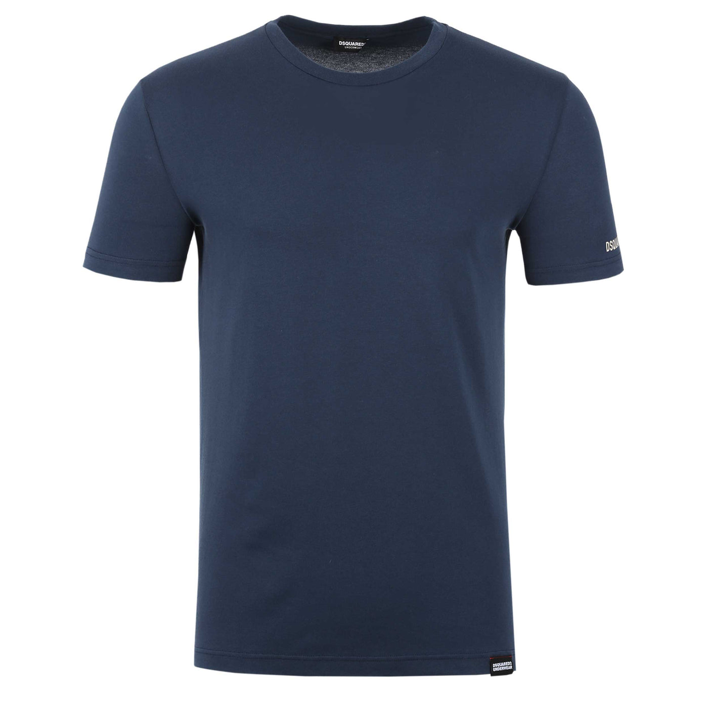 Dsquared2 Small Written Logo T Shirt in Avio Blue