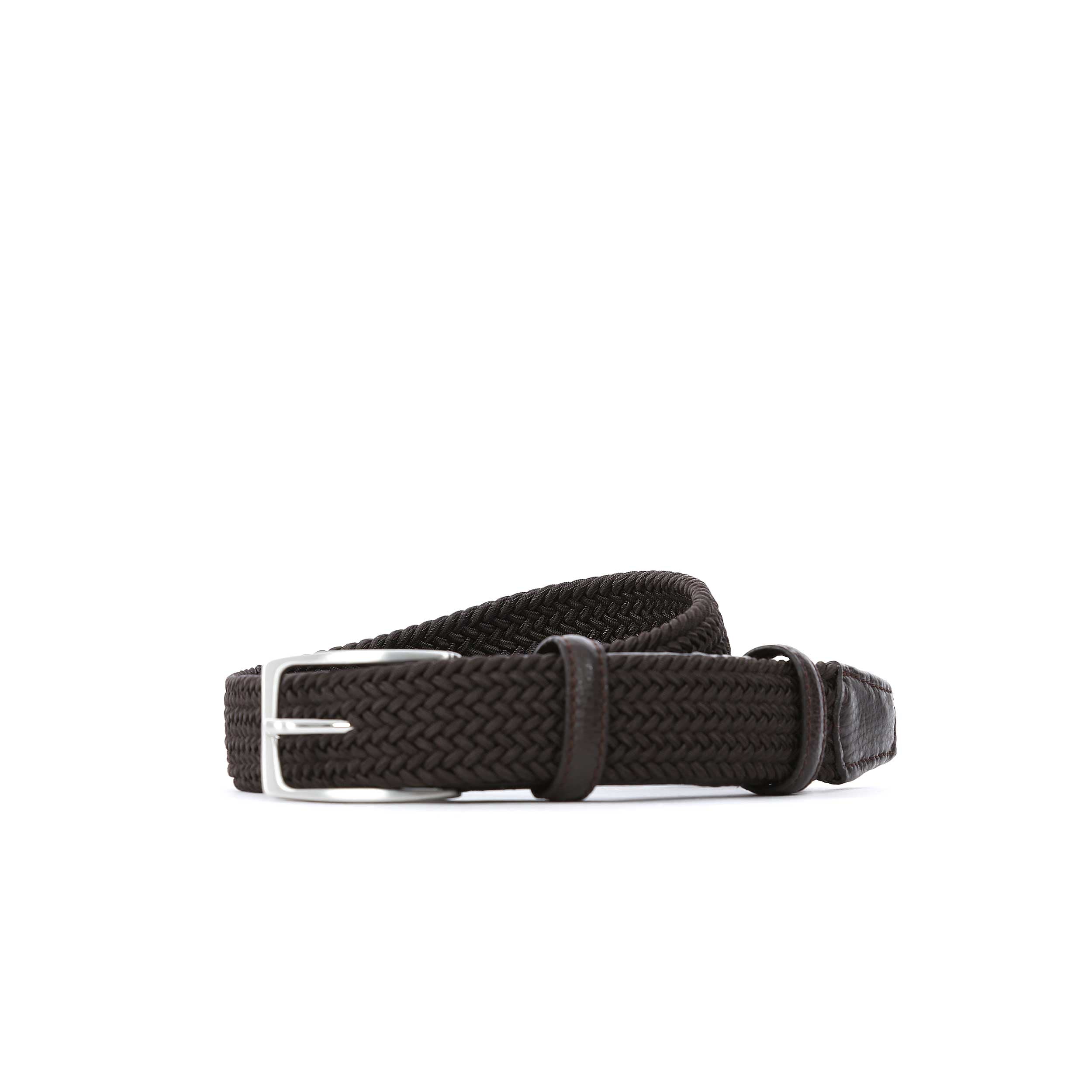 Elliot Rhodes Stretch Handweave Belt in Brown