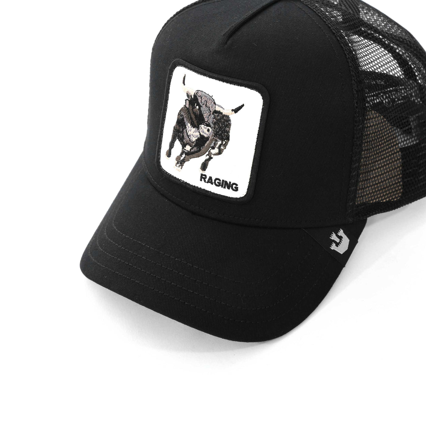 Goorin Bros Rager Trucker Cap in Black Logo