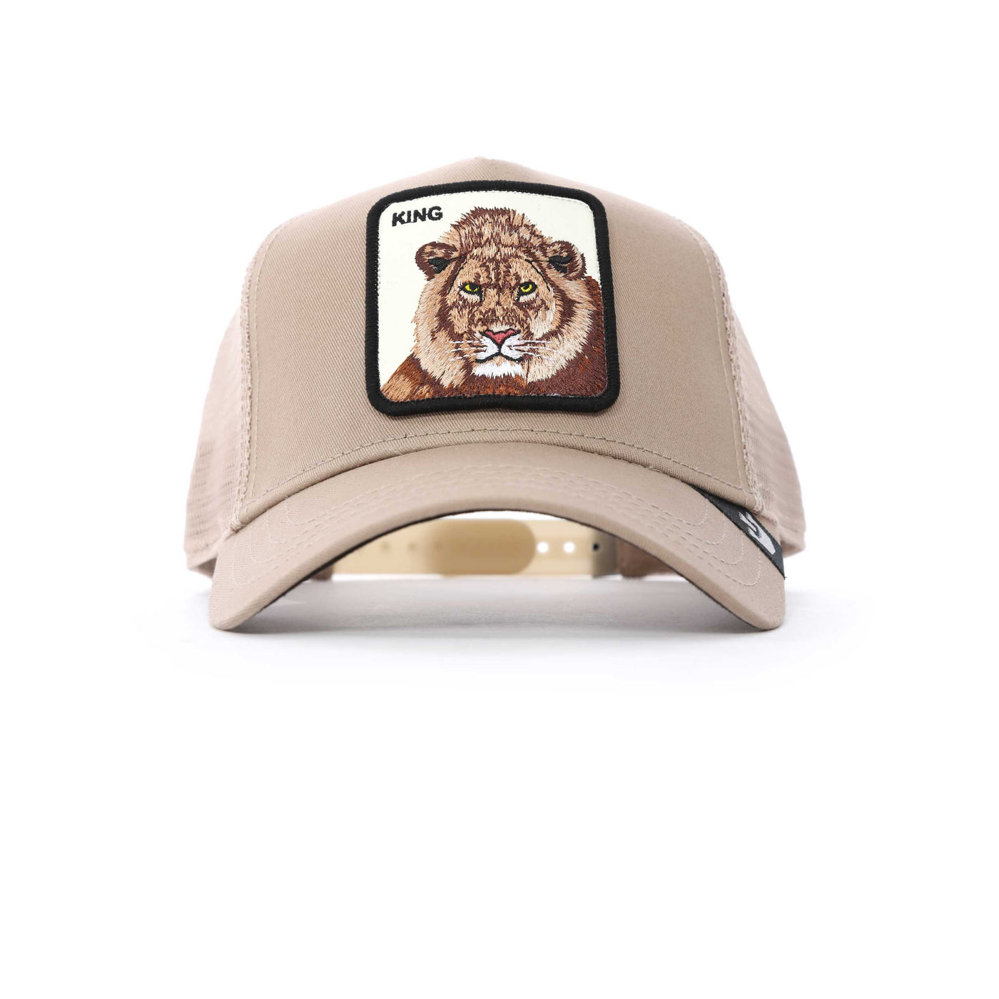 Goorin Bros The King Lion Trucker Cap in Khaki