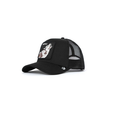 Goorin Bros The Lone Wolf Trucker Cap in Black