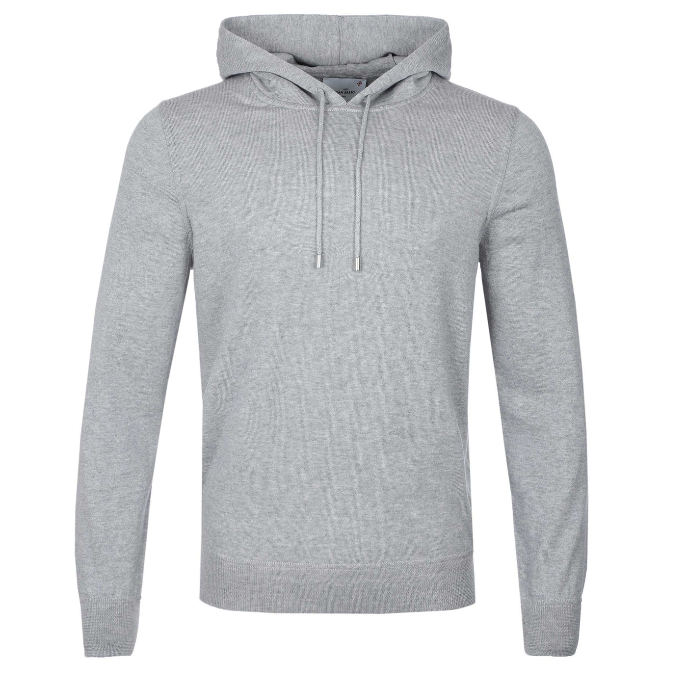 Gran Sasso Pullover Hoody Knitwear in Grey
