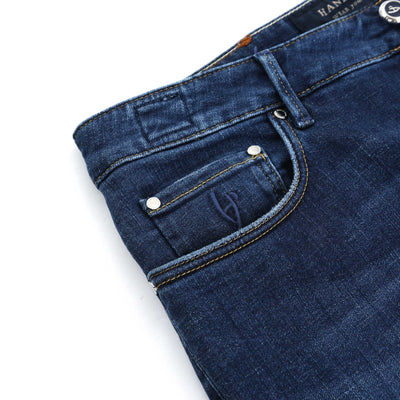 Handpicked Ravello Jean in Mid Blue Denim Pocket