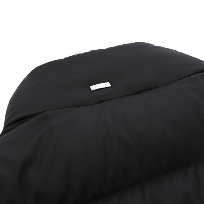 Herno Bomber Arendelle Con Collo Fau Jacket in Black Logo