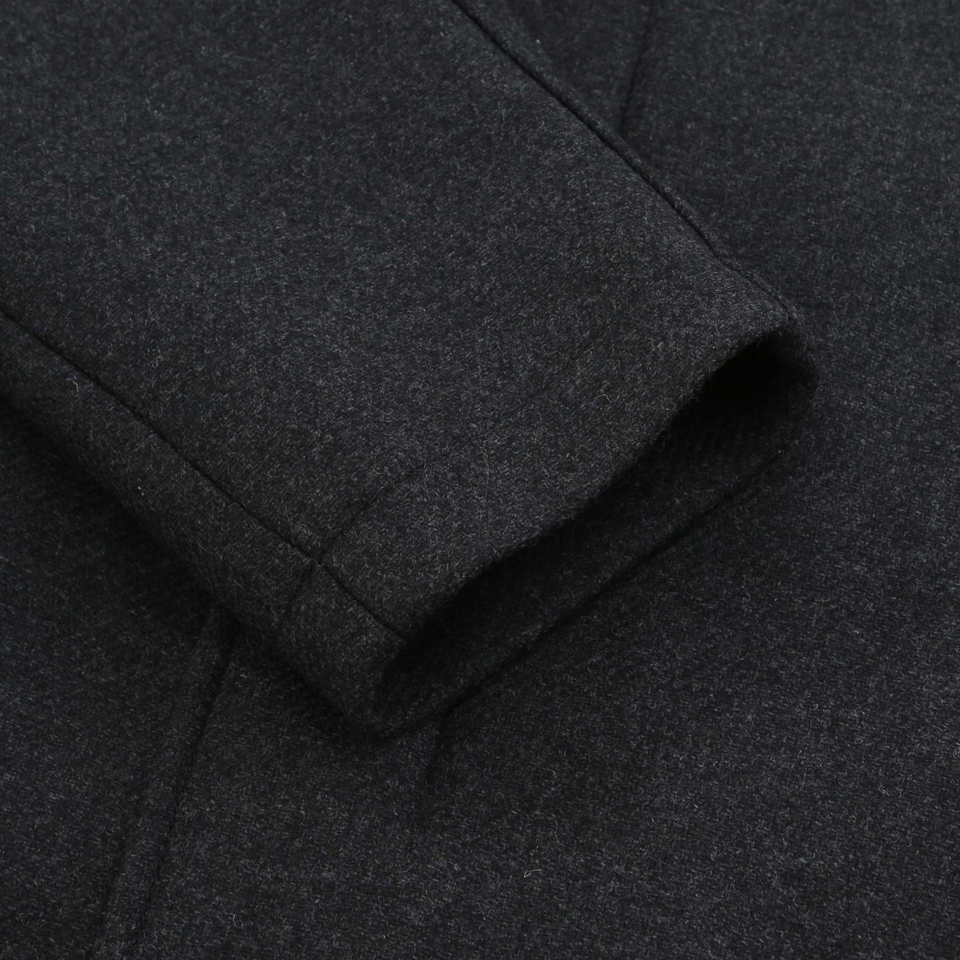 Herno Cappotto Con Collo Ecopelliccia Jacket in Anthracite Cuff