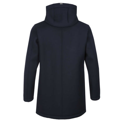 Herno Giacca Lunga In Scuba Jacket in Navy Back
