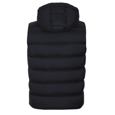 Herno Piumino Smanicato Ecoage Gilet in Navy Back