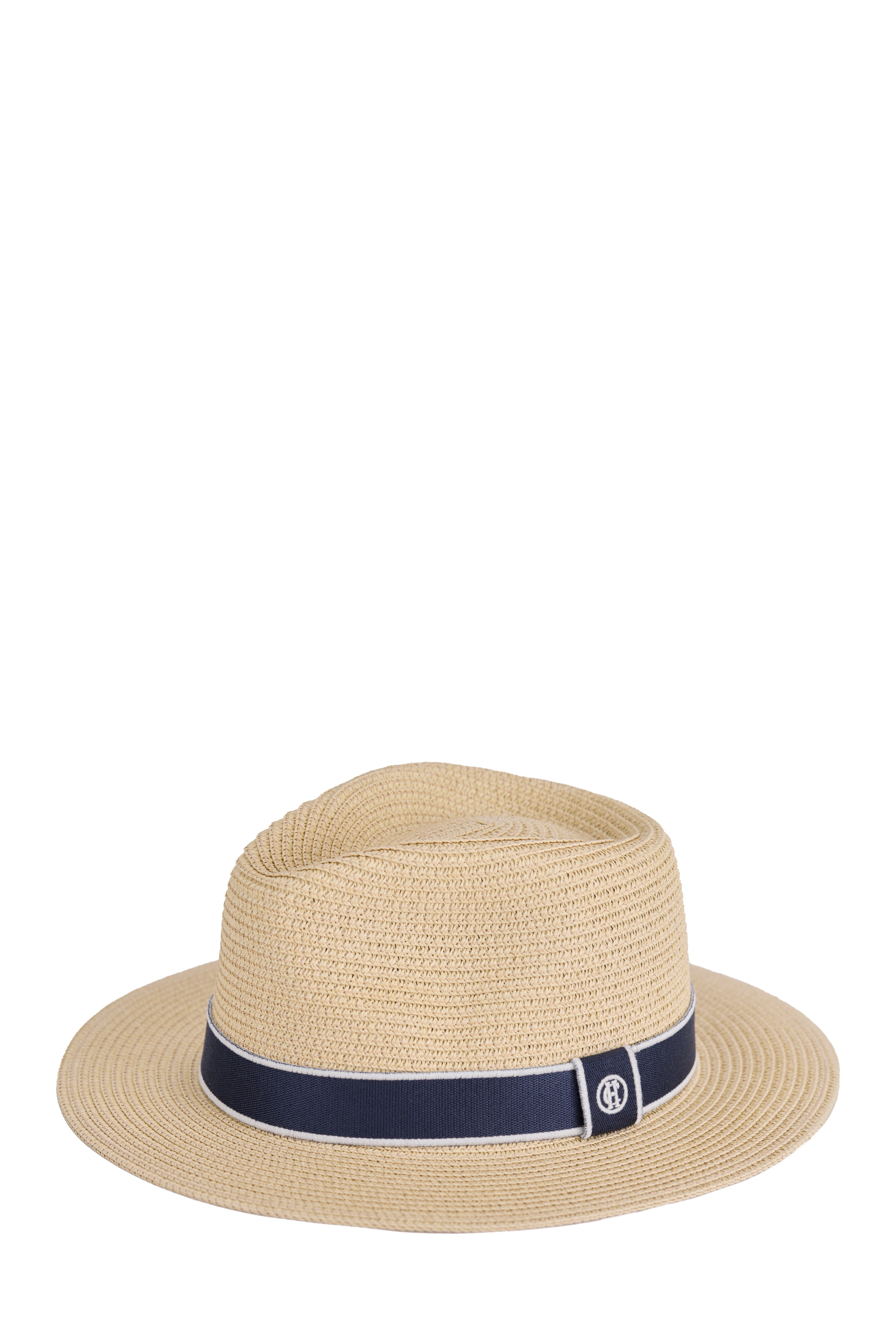 Holland Cooper Francesca Hat in Natural Navy