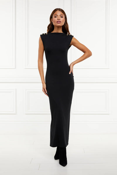 Holland Cooper Harper Maxi Dress in Black