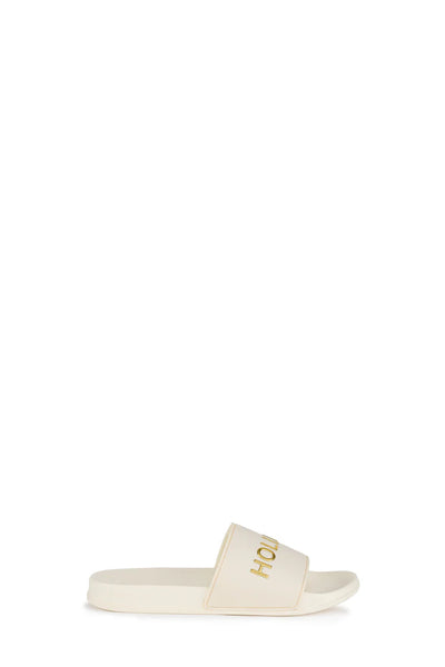 Holland Cooper Pool Slide in Cream Gold Side
