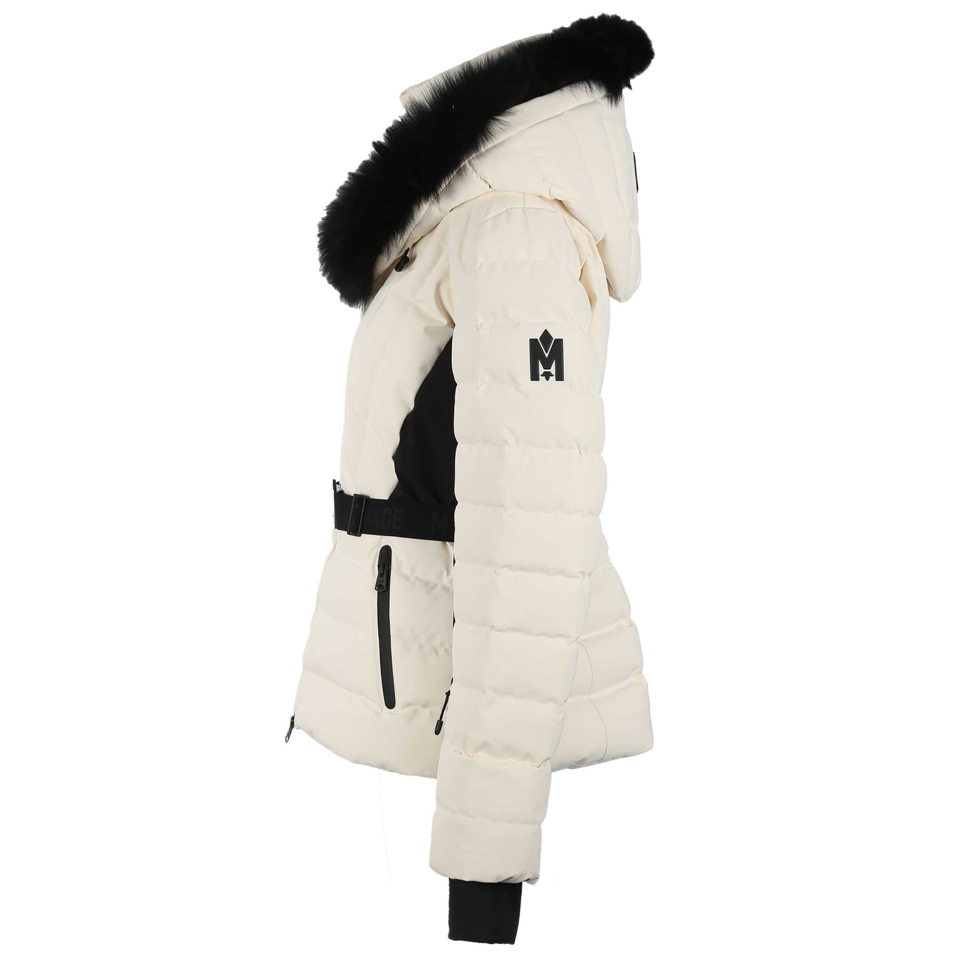 Mackage Elita Ladies Jacket in Ceramic White Side