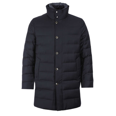 Montecore 3/4 Length Padded Jacket in Navy