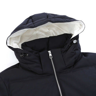 Montecore Hooded Bomber Jacket in Navy Hood