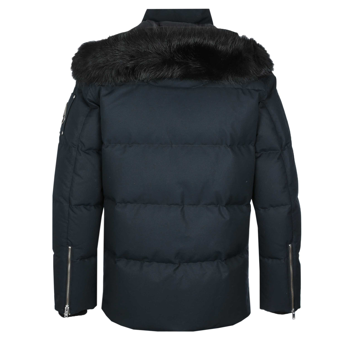 Moose Knuckles 3Q Jacket in Navy & Black Fur Back