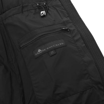 Moose Knuckles Belle Cote SH Ladies Jacket in Black Internal Detail
