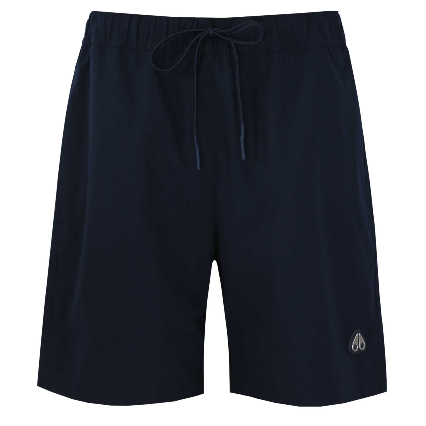 Moose Knuckles Logo Shorts Swim Short in Navy