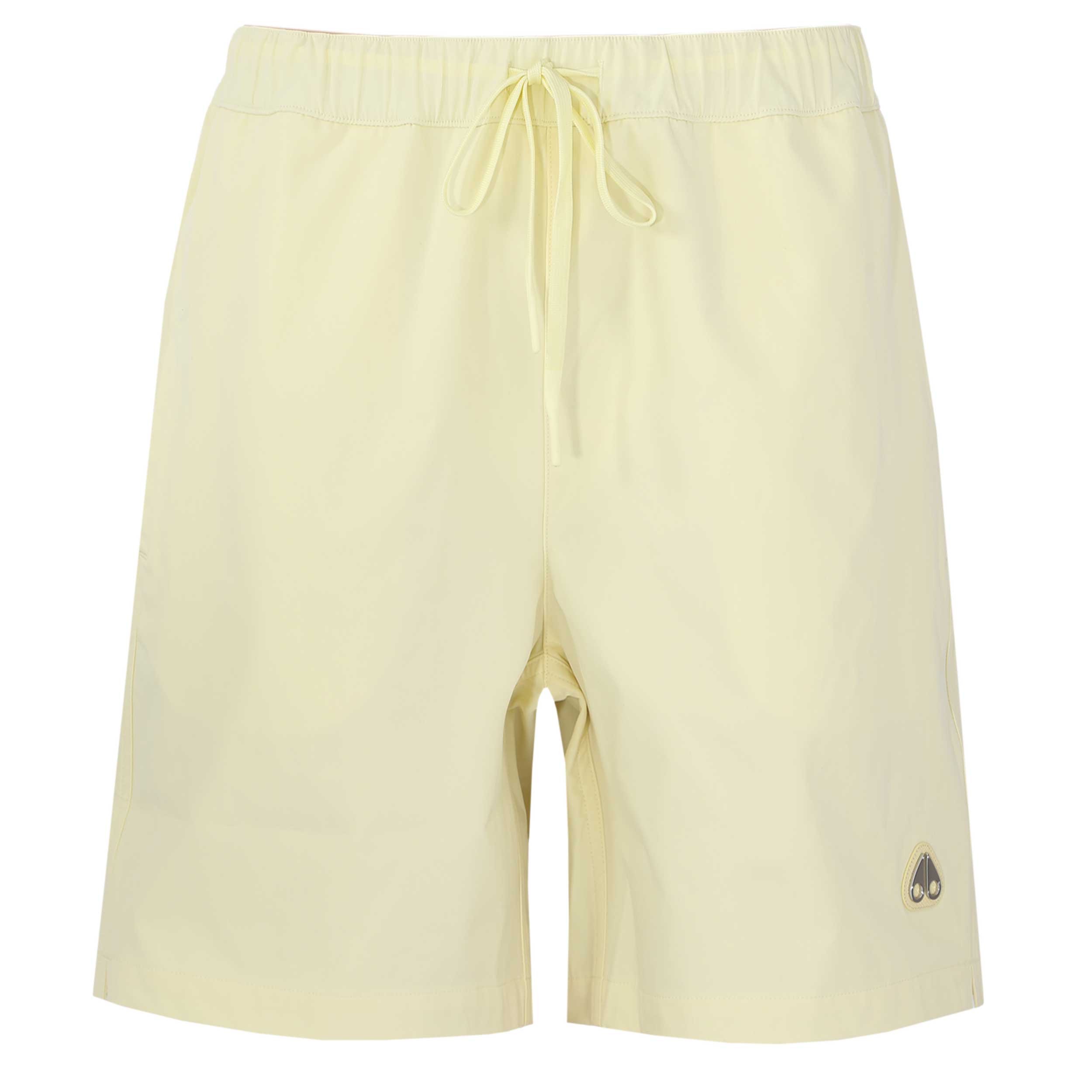 Moose Knuckles Logo Shorts Swim Short in Yellow Beam