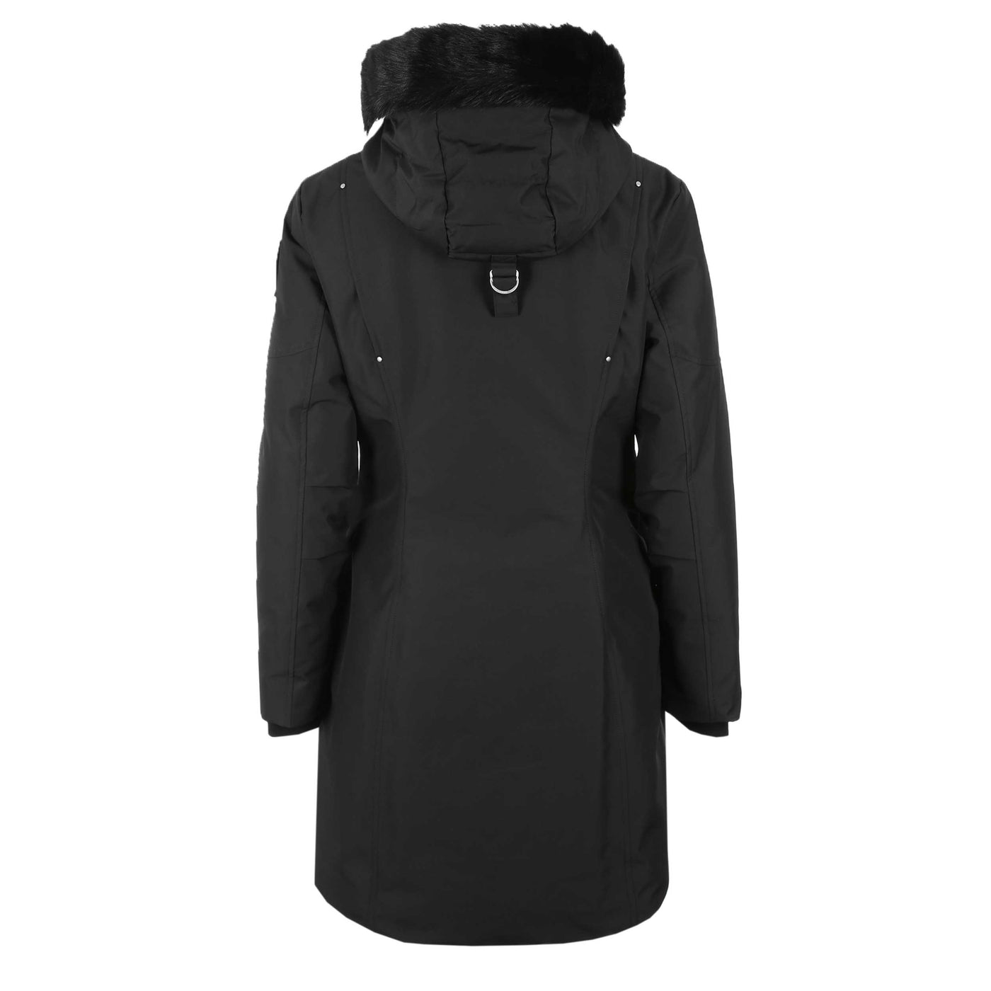 Moose Knuckles W Cloud Ladies Parka SH Jacket in Black Back