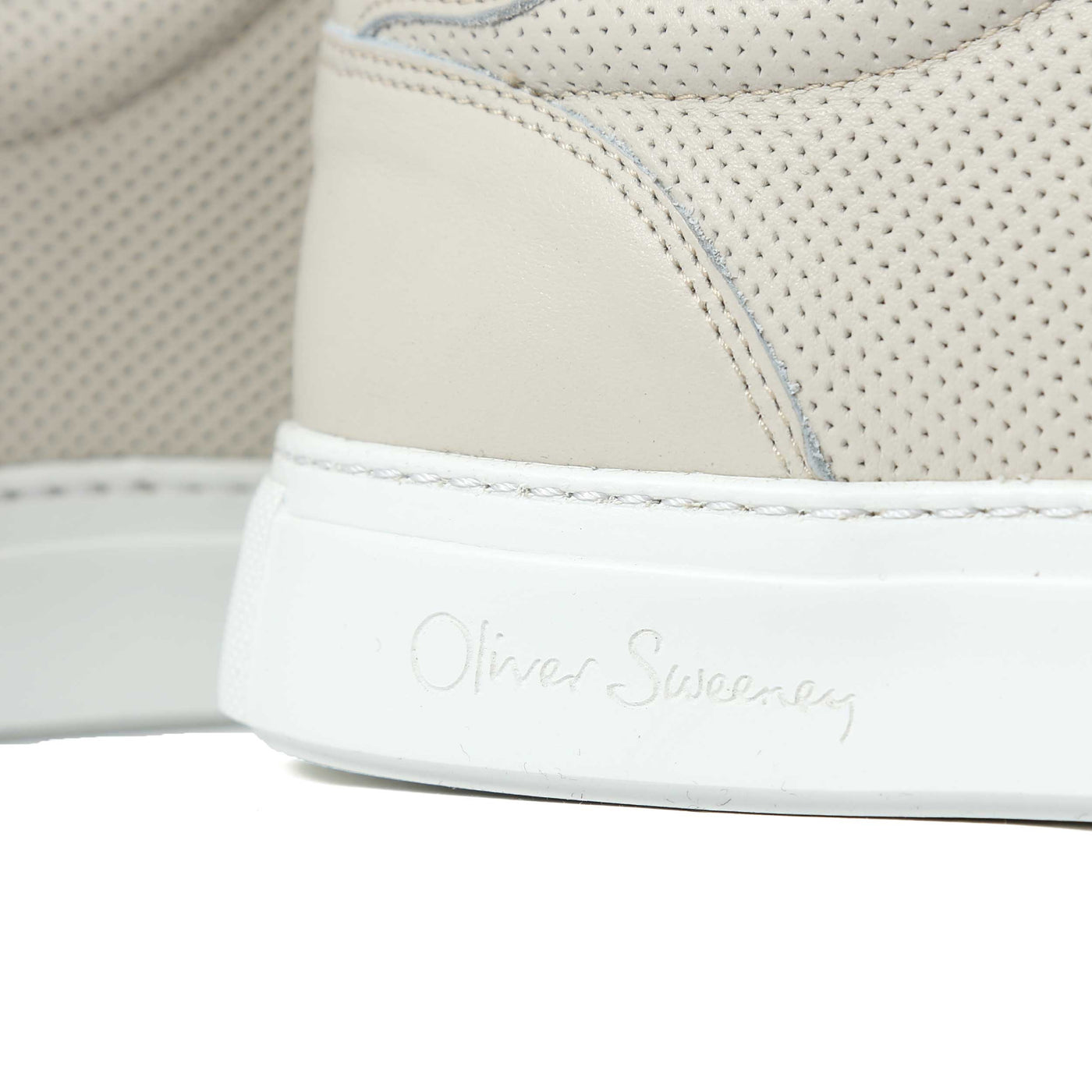 Oliver Sweeney Almada Trainer in Off White Logo