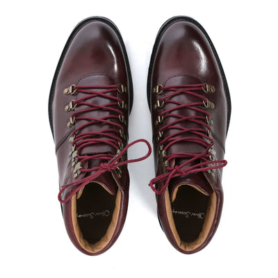 Oliver Sweeney Helford Boot in Burgundy Birdseye