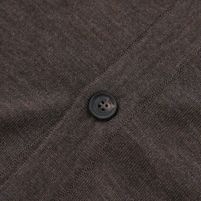 Oliver Sweeney Trefecca Cardigan in Chocolate Button