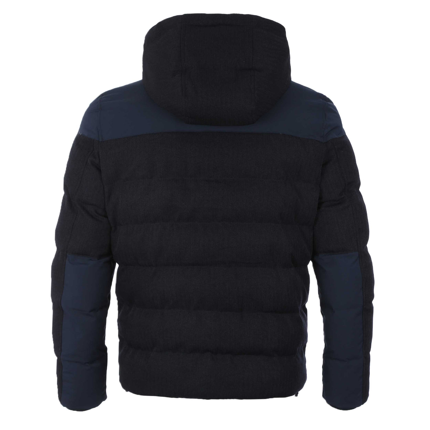 Pal Zileri 2 Panel Quilted Jacket in Navy Back