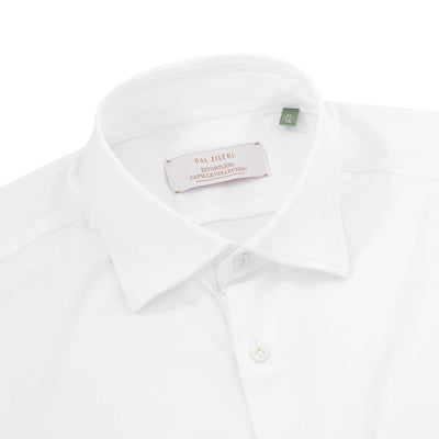 Pal Zileri Active Stretch Shirt in White Collar