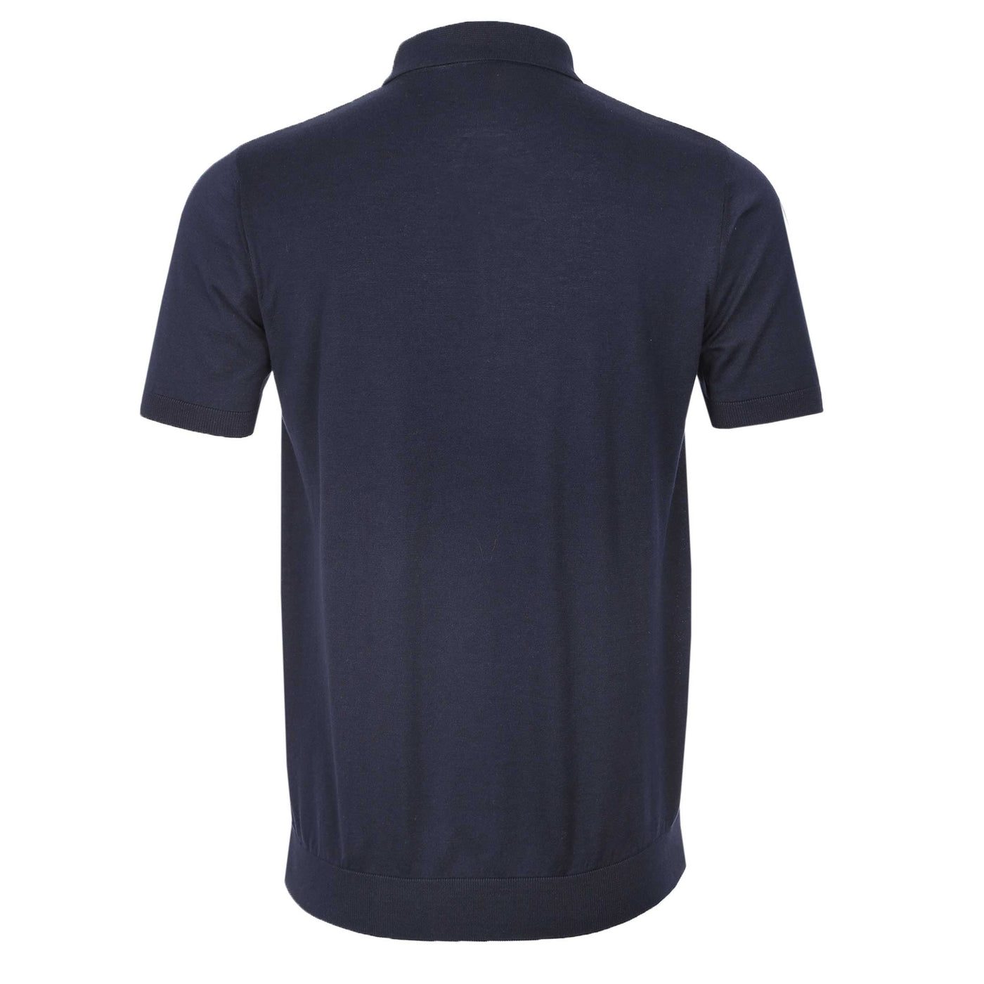 Pal Zileri Basic Knitted Polo Shirt in Navy