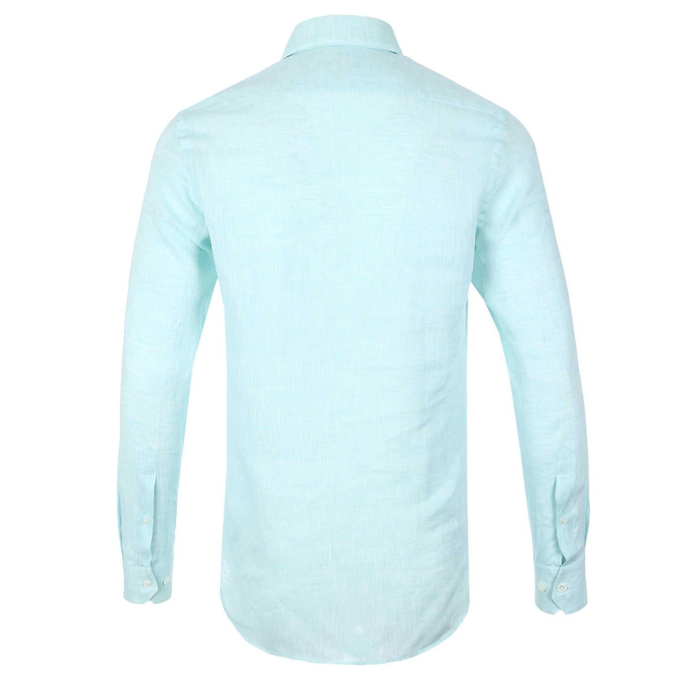 Pal Zileri Linen Shirt in Mint Back