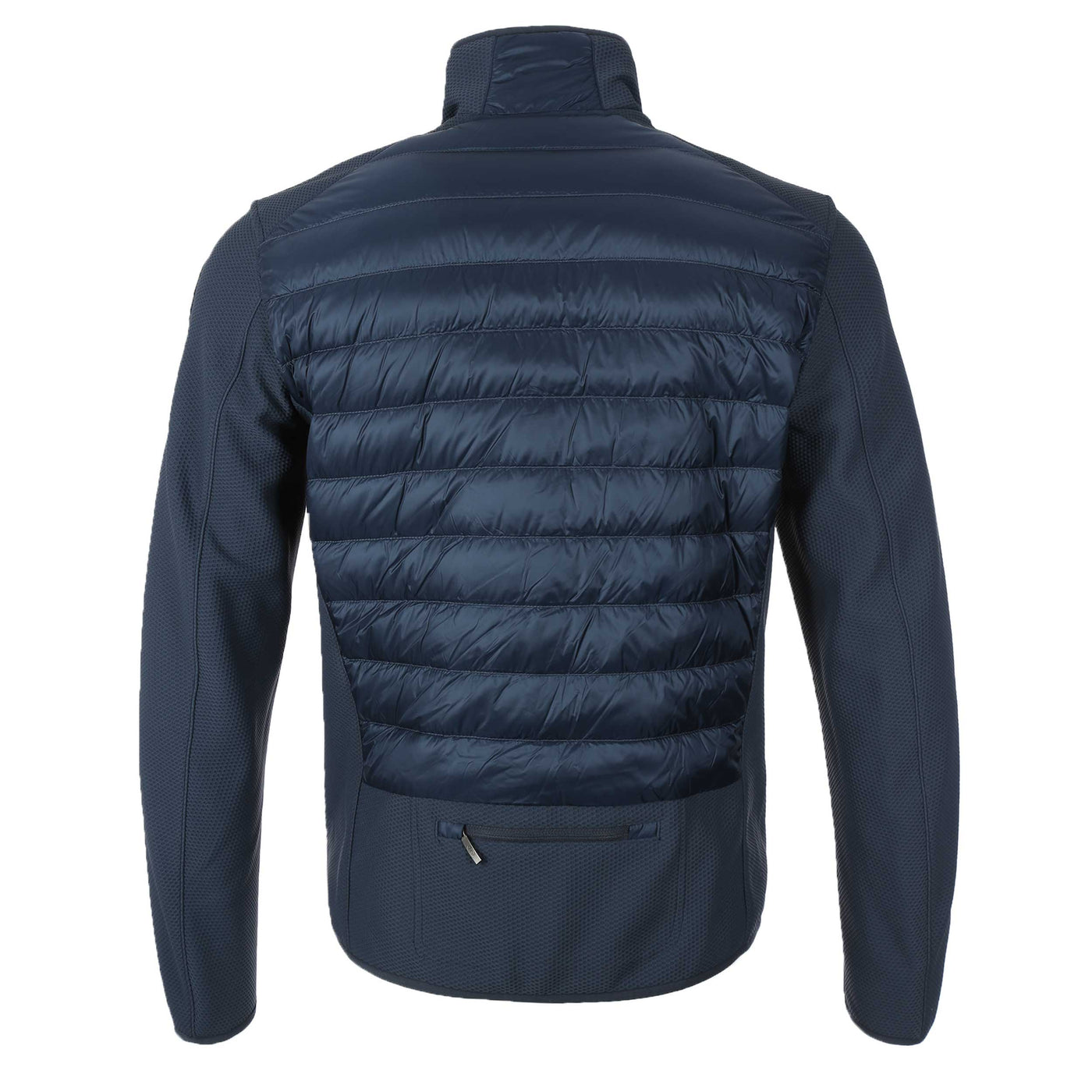 Parajumpers Jayden Quilted Fleece Jacket in Dark Avio Back