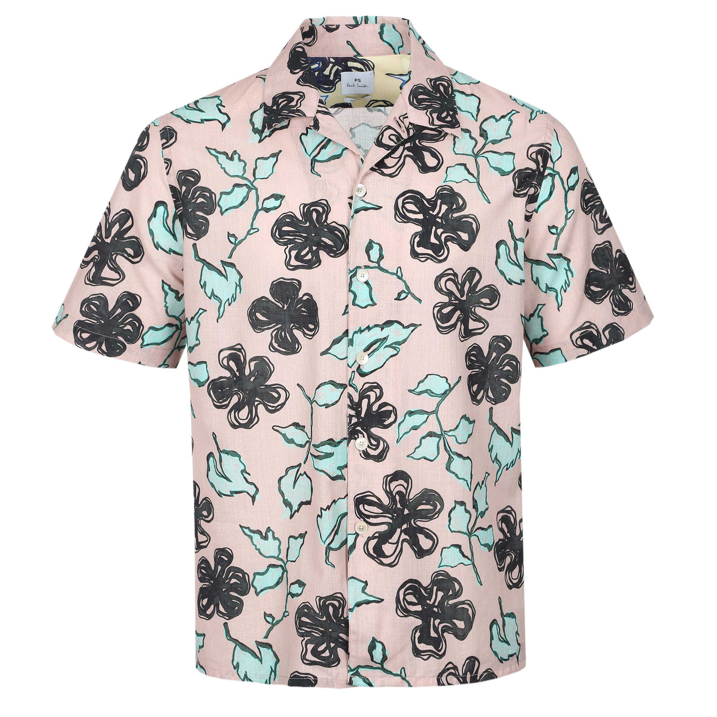 Paul Smith Casual Fit SS Shirt in Pink