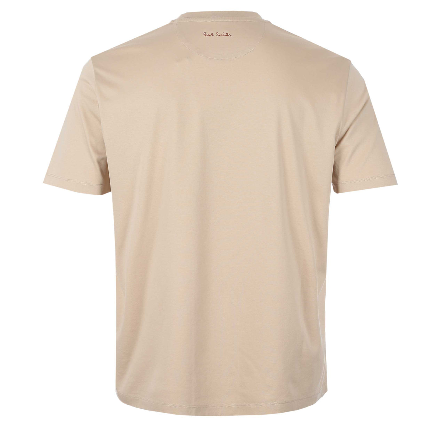 Paul Smith Floral Print T Shirt in Light Beige Back