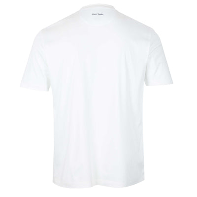 Paul Smith Floral Print T Shirt in Off White Back