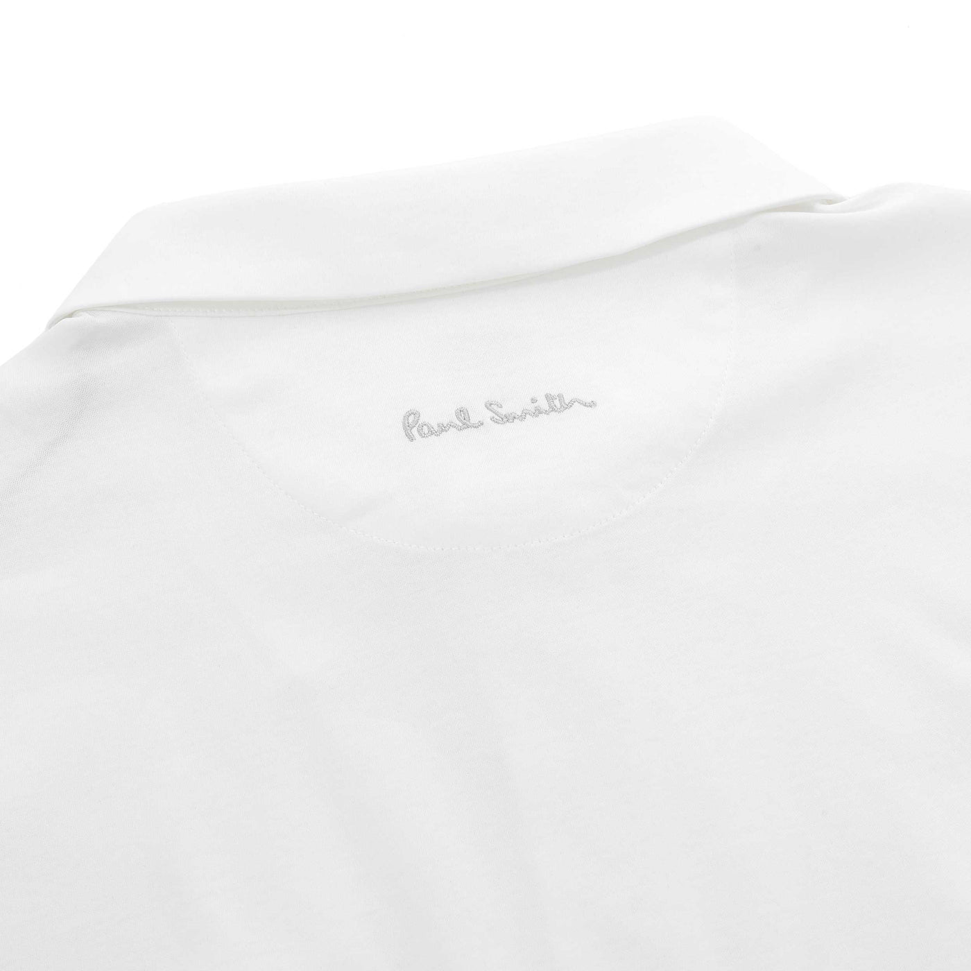 Paul Smith Interlock Polo Shirt in White Logo