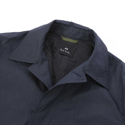 Paul Smith Mac Jacket in Dark Navy Collar