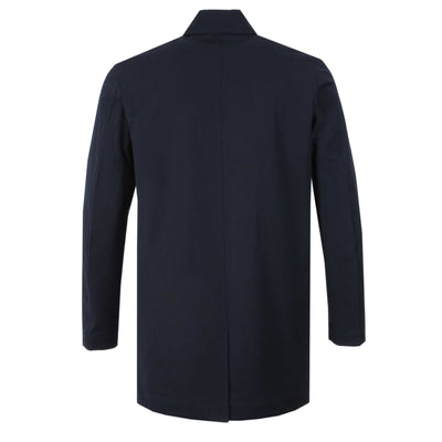 Paul Smith Overcoat in Dark Navy Back