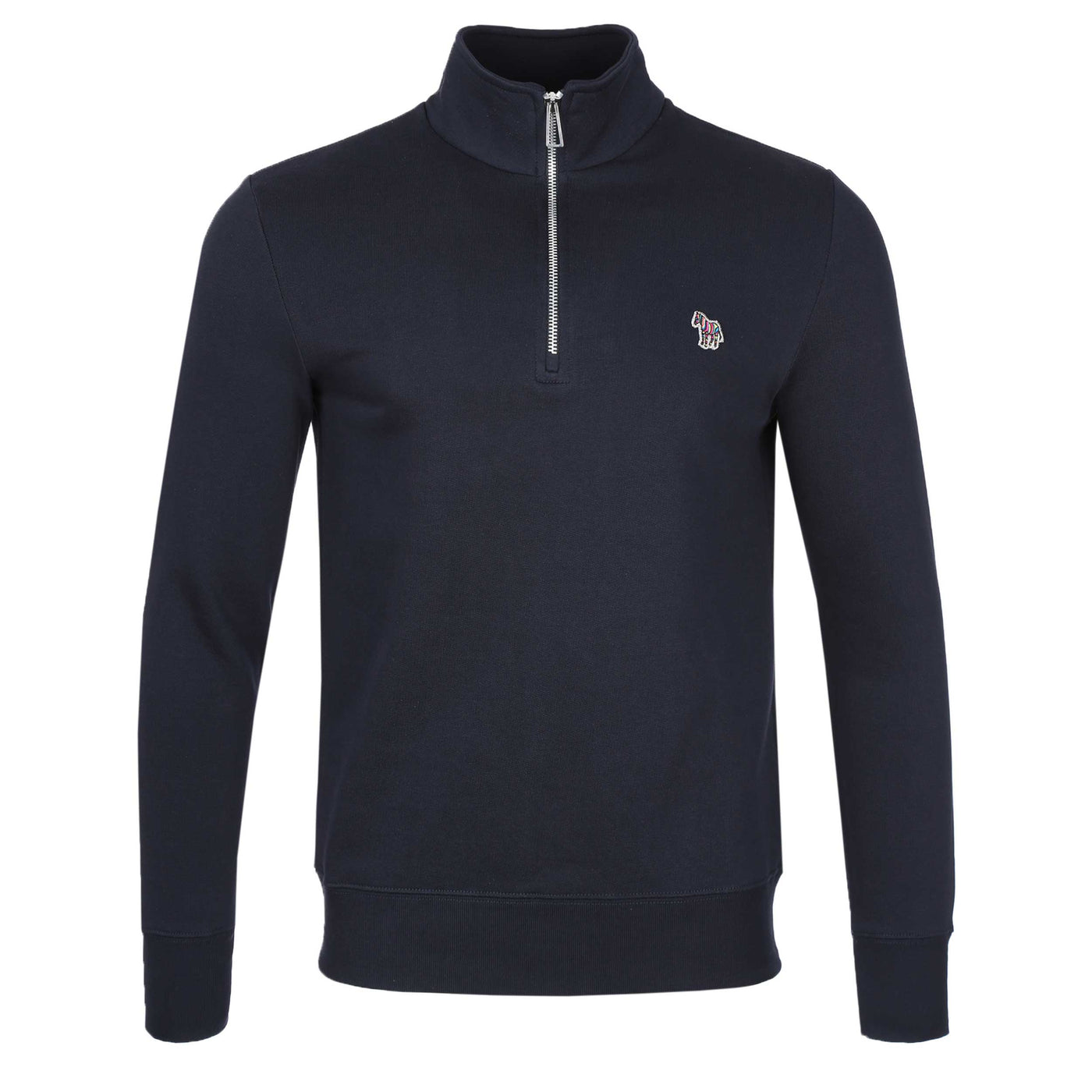 Paul Smith Reg Fit Half Zip Sweat Top in Navy