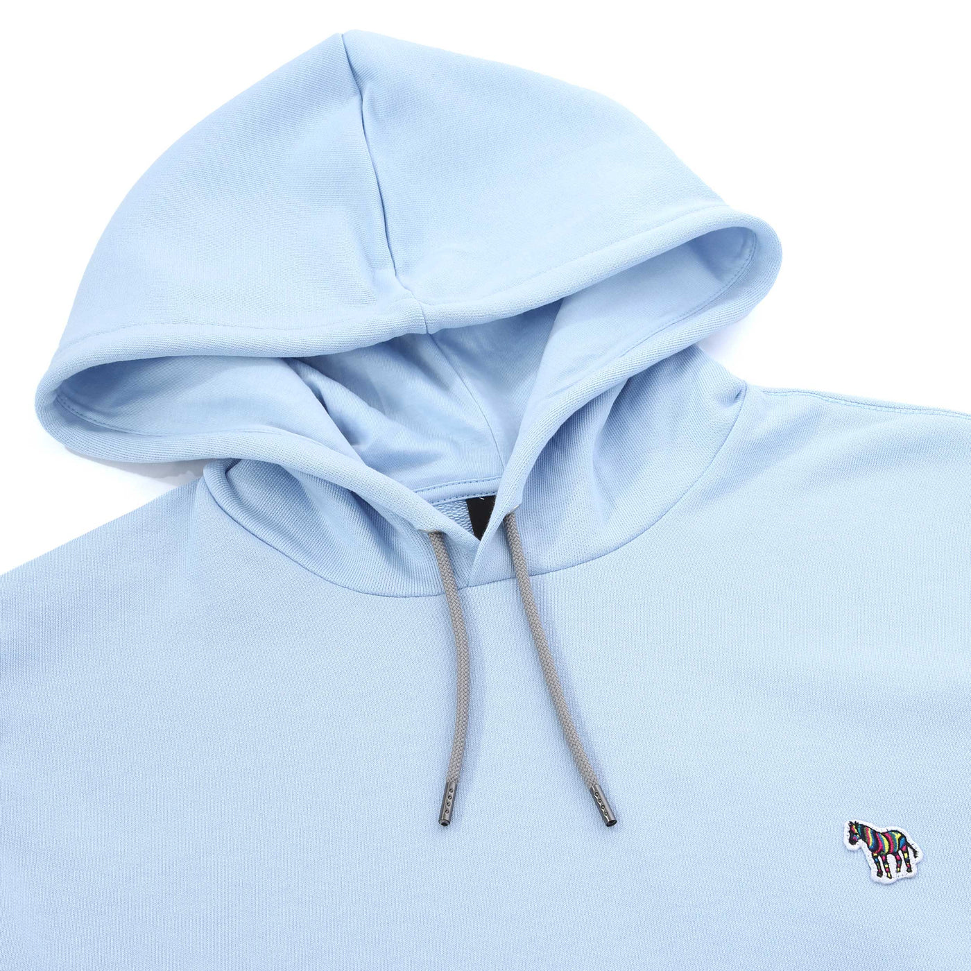 Paul Smith Reg Fit Hoody Sweat Top in Sky Blue Hood