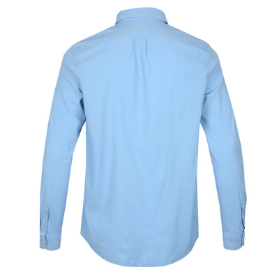 Paul Smith Seersucker Reg Fit Shirt in Light Blue Back