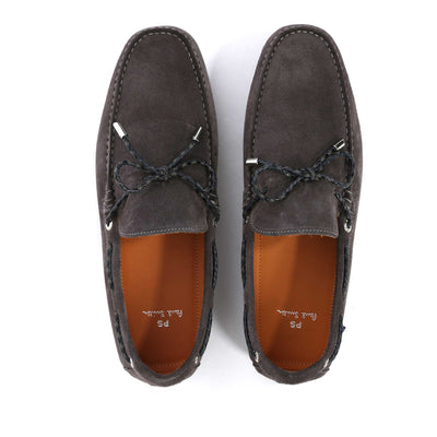 Paul Smith Springfield Loafer in Grey Suede Birdseye