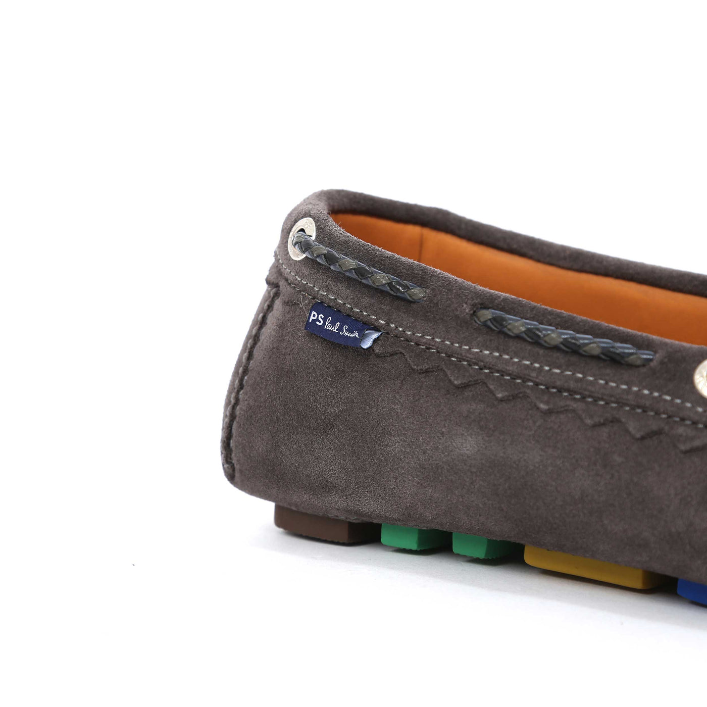 Paul Smith Springfield Loafer in Grey Suede Logo