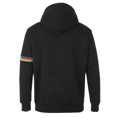 Paul Smith Stripe Detail Hoody Sweat Top in Black