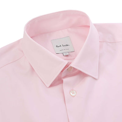 Paul Smith Tailored Fit Shirt in Powder Pink Collar