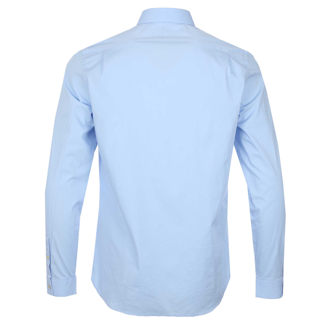 Paul Smith Tailored Fit Zeb Print Emb Shirt in Sky Blue Back