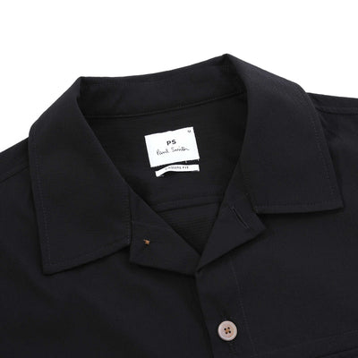 Paul Smith Utility Shirt in Black collar